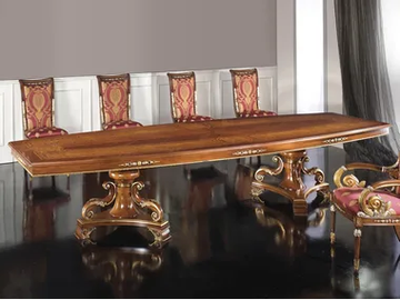 CLASSICO 1247 - Rectangular solid wood table by Guerra Vanni - view 2